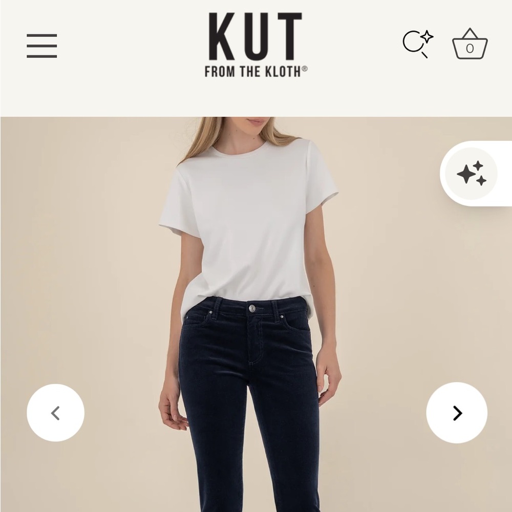 Kut from the Kloth navy corduroy jeans-LIKE NEW CONDITION